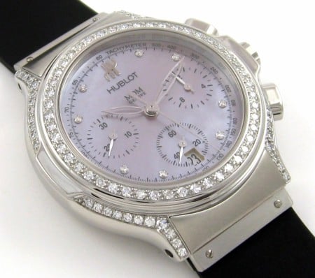9' Side Shot of Ladies Elegant Chronograph