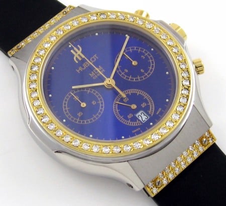 9' Side Shot of Ladies Elegant Chronograph