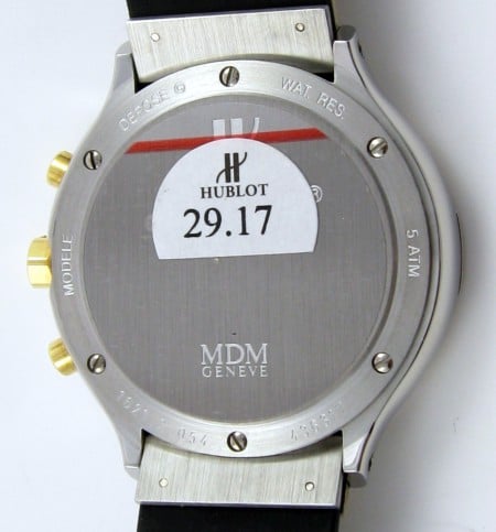 Rear / Band View of Ladies Elegant Chronograph