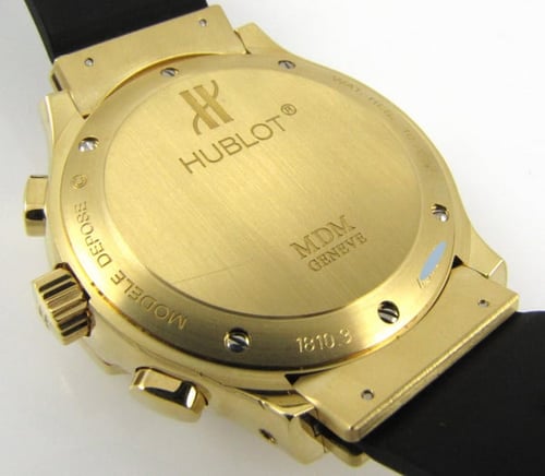 Caseback of Elegant Chronograph