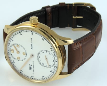 Front View of Portugieser Regulator