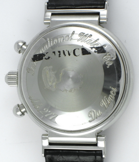 Caseback of Da Vinci Perpetual Chronograph