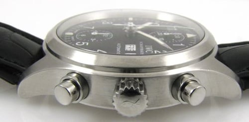 Crown Side Shot of Fliegerchronograph
