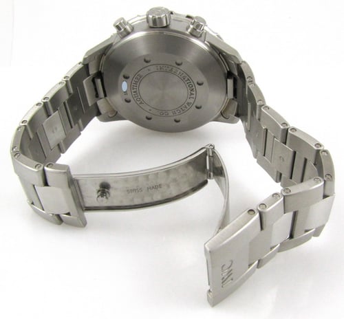 Open Clasp Shot of Aquatimer Chronograph