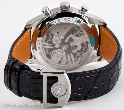 Rear / Band View of Portugieser Yacht Club Chronograph 'Laureus' 2014