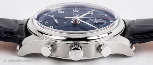 Crown Side Shot of Portugieser Yacht Club Chronograph 'Laureus' 2014