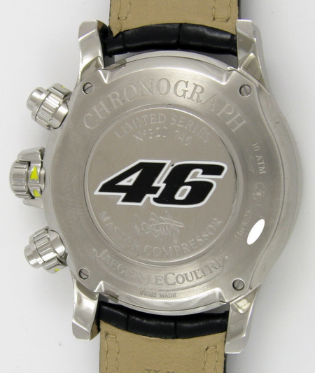 Rear / Band View of Master Compressor Chronograph 'Valentino Rossi'
