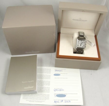 Box / Paper shot of Reverso Squadra Chronograph GMT