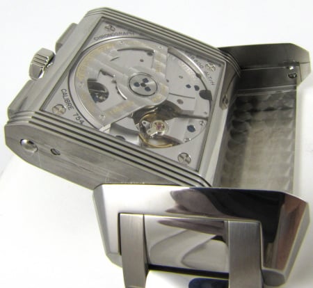 Caseback of Reverso Squadra Chronograph GMT