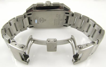 Open Clasp Shot of Reverso Squadra Chronograph GMT