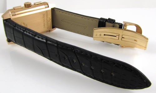 Rear / Band View of Reverso Grande GMT Duo
