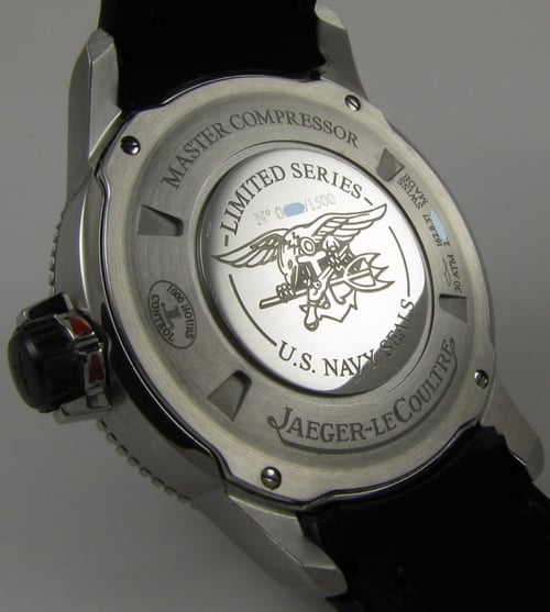 Caseback of Master Compressor Diving Navy SEALs