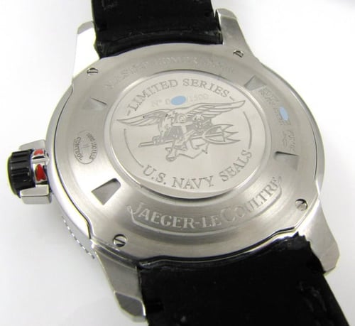 Movement Shot of Master Compressor Diving Navy SEALs