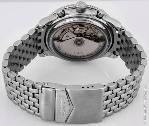 Rear / Band View of Spirit Chronograph Angle Hour 'Lindbergh'