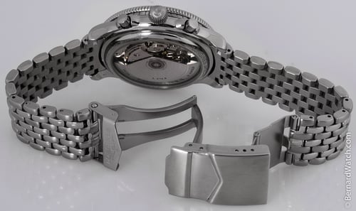 Open Clasp Shot of Spirit Chronograph Angle Hour 'Lindbergh'