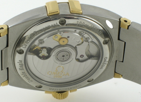Caseback of Constellation Double Eagle Co-Axial