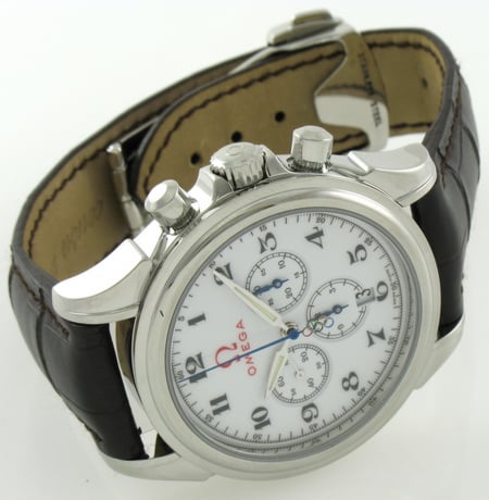 Front View of DeVille Co-Axial Chronograph 'Olympic Edition'