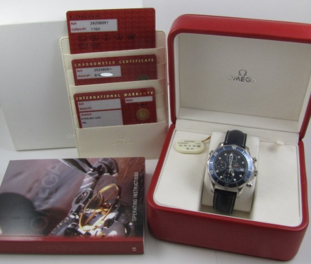 Box / Paper shot of Seamaster Professional Chronograph