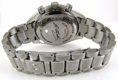 Rear / Band View of Speedmaster 'Schumacher World Champ 2001'