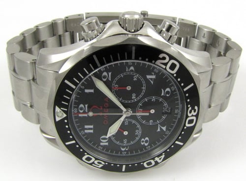 Front View of Seamaster Professional Olympic Chronograph