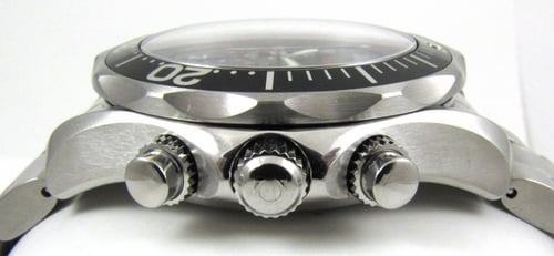 Crown Side Shot of Seamaster Professional Olympic Chronograph