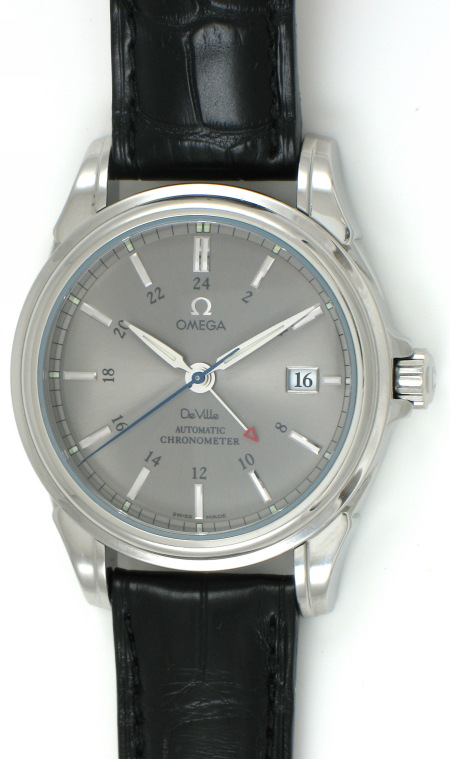 Omega - DeVille Co-Axial GMT : 4833.40.31 : SOLD OUT : gray dial