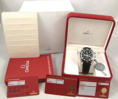 Box / Paper shot of Seamaster Planet Ocean Chronograph
