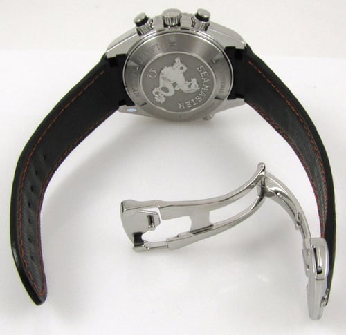 Open Clasp Shot of Seamaster Planet Ocean Chronograph