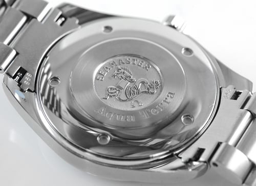 Caseback of Seamaster Aqua-Terra