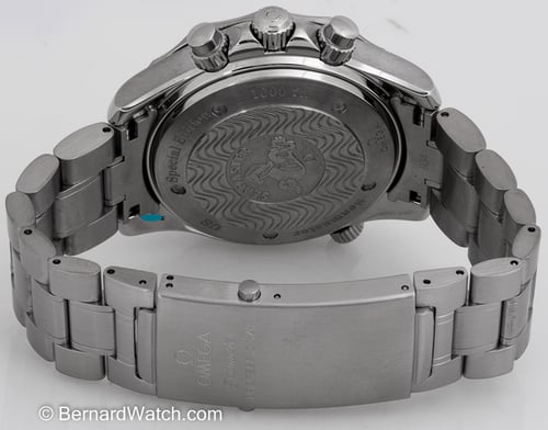 Rear / Band View of Seamaster Professional Chronograph 'US Special Edition'