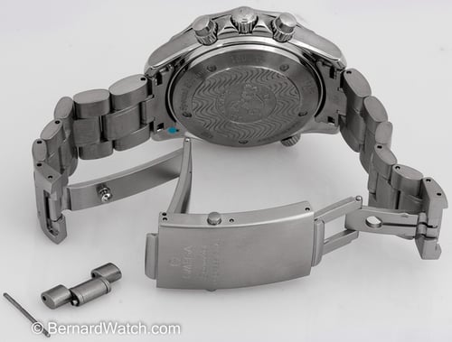 Open Clasp Shot of Seamaster Professional Chronograph 'US Special Edition'