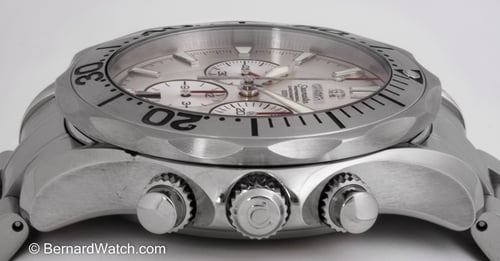 Crown Side Shot of Seamaster Professional Chronograph 'US Special Edition'