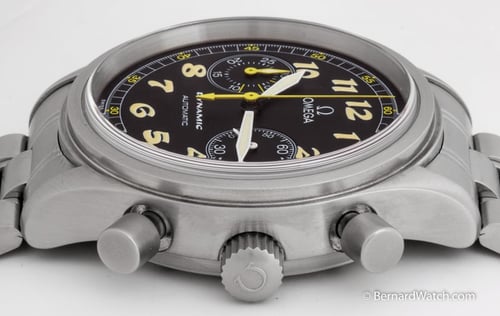 Crown Side Shot of Dynamic Chronograph