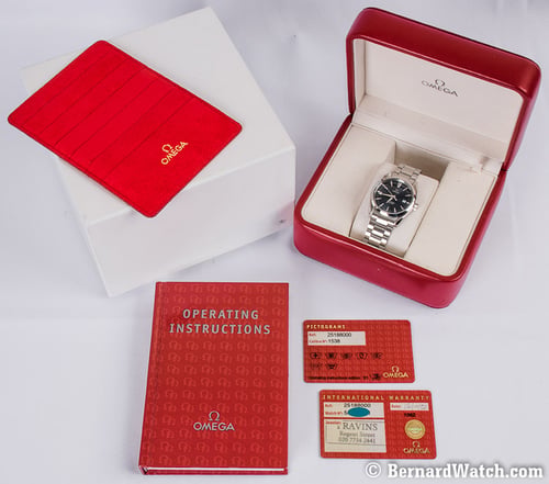 Box / Paper shot of Seamaster Aqua Terra 36MM