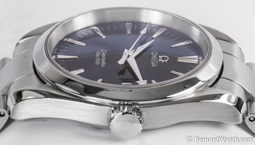 Crown Side Shot of Seamaster Aqua Terra 36MM
