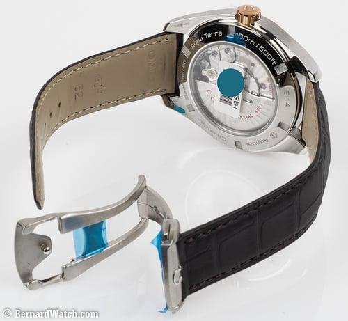 Rear / Band View of Seamaster Aqua Terra Annual Calendar