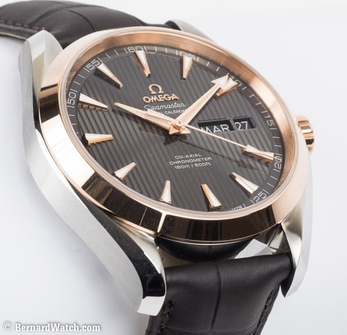 9' Side Shot of Seamaster Aqua Terra Annual Calendar