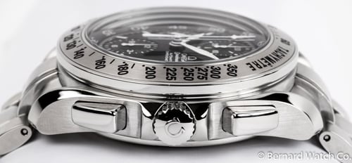 Crown Side Shot of Speedmaster Rattrapante