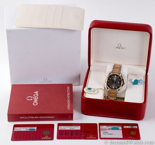 Box / Paper shot of Seamaster Aqua Terra