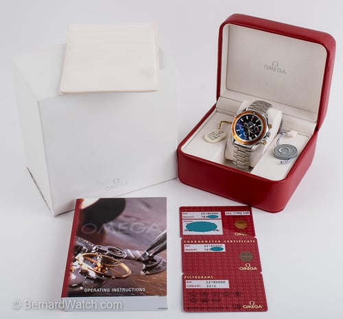 Box / Paper shot of Seamaster Planet Ocean Chronograph