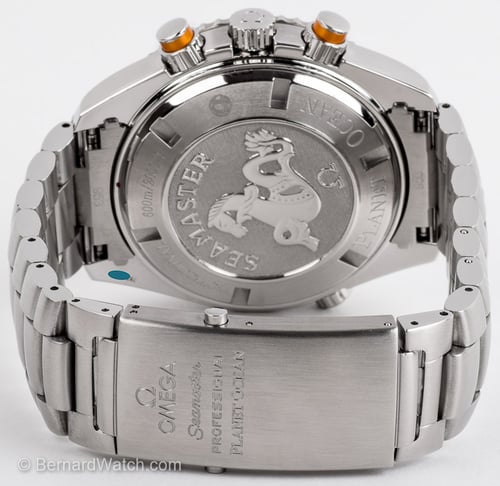 Rear / Band View of Seamaster Planet Ocean Chronograph