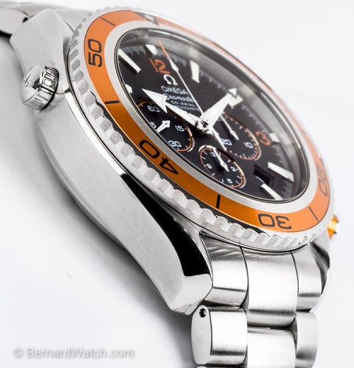 9' Side Shot of Seamaster Planet Ocean Chronograph