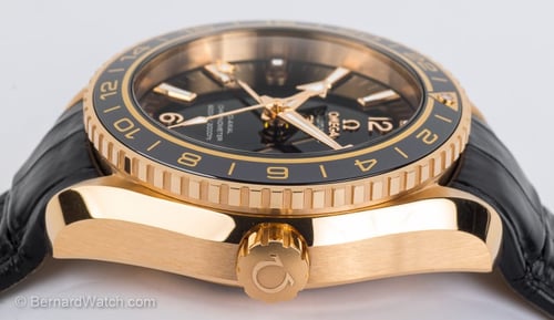 Crown Side Shot of Seamaster Planet Ocean GMT