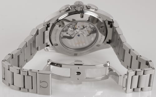 Open Clasp Shot of Seamaster Aqua Terra Chronograph