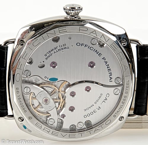 Caseback of Radiomir California 47mm