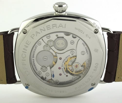Caseback of Radiomir 42mm