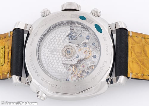 Caseback of Ferrari Scuderia Rattrapante Chronograph