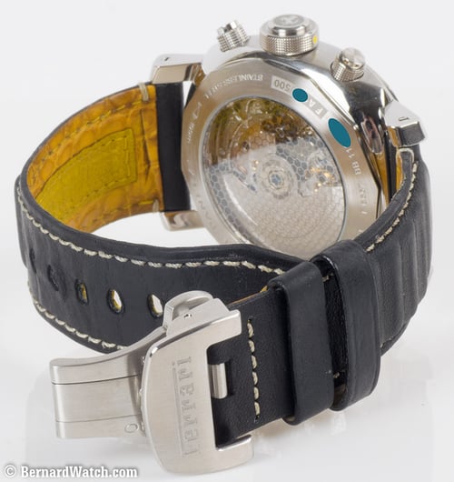 Rear / Band View of Ferrari Scuderia Rattrapante Chronograph