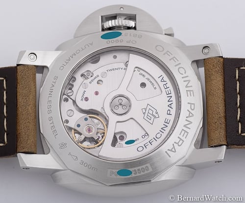 Caseback of Luminor 1950 3 Days Automatic