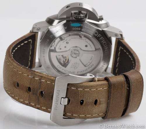 Rear / Band View of Luminor 1950 3 Days Automatic